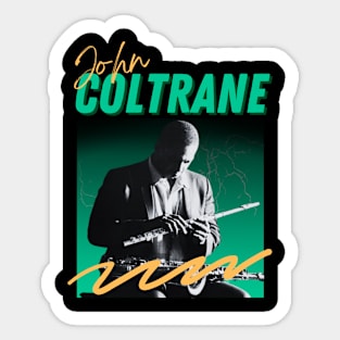 John coltrane***original retro Sticker